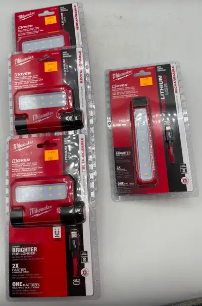 Milwaukee Cordless Rechargeable Work Light BRAND NEW, View more