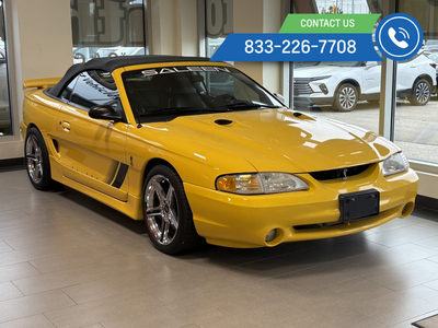 Rare, Well-Documented Example | Saleen Kit| Local Ontario Vehicle Extremely rare and highly collecti...