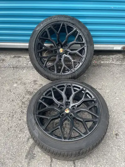 IF U SEE THIS AD,, RIMS TIRES STILL FOR SALE 4 PORSCHE cayenne rims WINTER tires 325/35/22 285/40/22...
