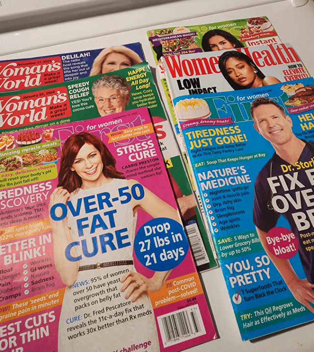 6 Books, recipes, health, fitness, exercises, all 6 sold togethe in Magazines in Pembroke