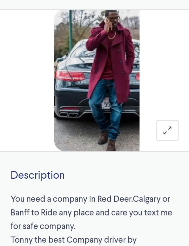 Company Ride any place in Alberta in Rideshare in Red Deer