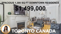 Rare 1,300 SQ FT Downtown Residence at Qwest Condo, 168 Simcoe