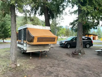 No power or propane. Has papers. Good tires