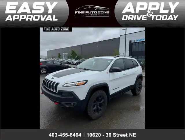2017 Jeep Cherokee Trailhawk 4WD : Heated Seats, Backup Camera