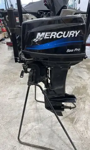 Used 2012 Seapro 25hp 2S Mercury Outboard Boat Motor Tiller handle. GREAT FOR HUNTING ...