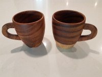 Hand Made Wooden Mugs