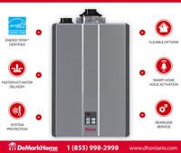 Tankless Rinnai Super High Efficiency - FREE Installation ++++