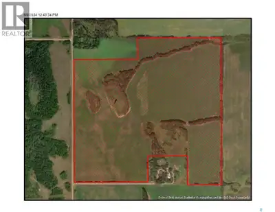 Excellent farm land for sale just 15 minutes north of Prince Albert and only 3 km's off the highway....