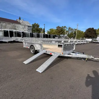 Grand River Trailer Sales Utility trailer , cargo trailer Aluminum 7x14 Single Axle double side load...