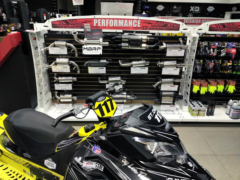 MBRP Snowmobile Exhaust(Sled Cans) at The Garage Snowmobiles Parts