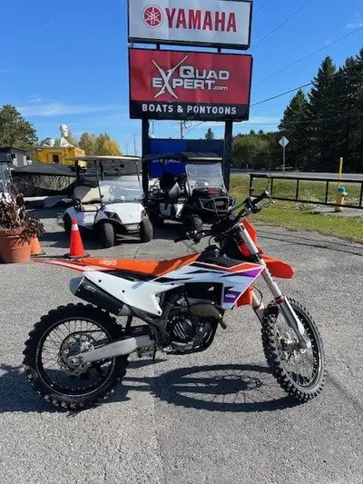 The KTM 250 SX-F is a truly user-friendly package engineered to satisfy all riders, from novice to p...