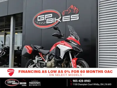 2024 Ducati Multistrada V4 S Travel & Radar Spoked Wheels RedRewrite travel rules Get ready to disco...