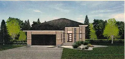 Stunning Avanti 3 bedroom (all with walk in closets)walk-out bungalow on the lake in Bison Run with...