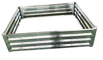 NEW GALVANZIED RECTANGLE RAISED GARDEN PLANTER, View more
