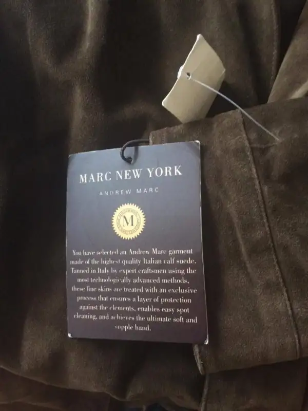 XL Andrew Marc Brown Calf Suede Jacket Marc New York - NEW in Men's in City of Toronto - Image 4