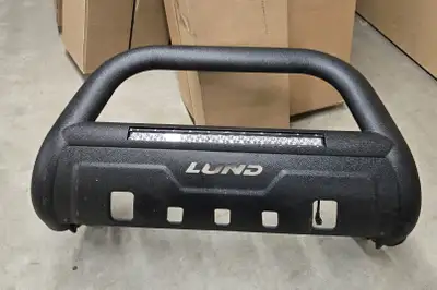 New Lund Bull Bar with Light Bar & Wiring - Black, retails for $747.95, looking to get $300 plus tax...