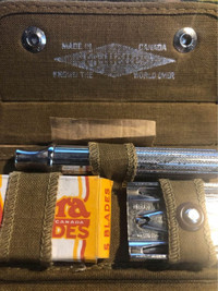 World War II issued Gillette Razor and blades appears unused.