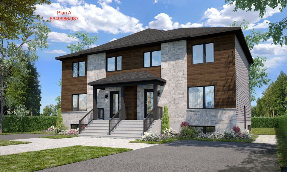 NEUF-Maison 2 étages a louer avec stationnement 3 chambres 1