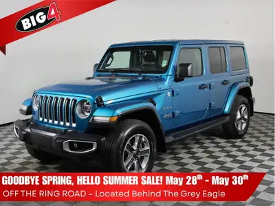 2020 JEEP WRANGLER SAHARA for sale in Calgary, AB! Powered by a 3.6L V6 engine paired to an Automati...