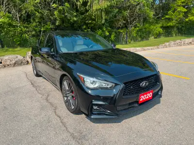 One of Infinitis most powerful Sedan lineups, come check out this 2020 Infiniti Q50 Red Sport 400, t...