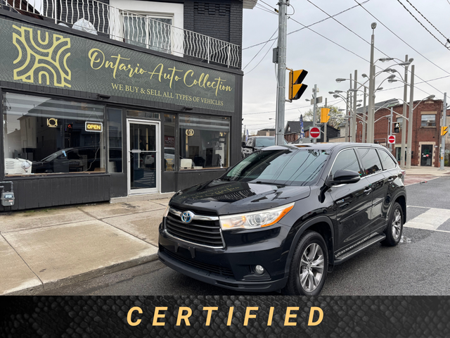 2014 TOYOTA HIGHLANDER HYBRID ! AWD ! NO ACCIDENTS ! CERTIFIED !