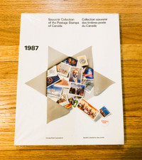 1987 Postage Stamps/Canada Book Souvenir