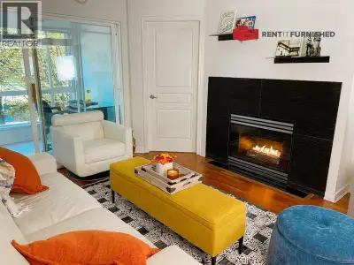 This sun-filled 2 bedroom, 2 bathroom and den located in Kitsilano, Vancouver furnished condo rental...