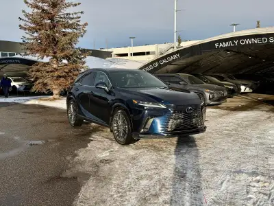 The 2023 RX 350 moves away from the traditional V6 in favor of a high-torque turbocharged four-cylin...