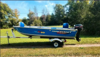 Amazing boat, motor and trailer package. Water ready