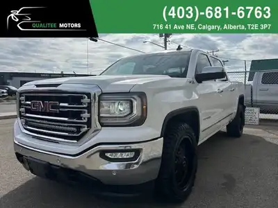 2018 GMC SIERRA SLT CREW CAB WITH AFTERMARKET WHEELS ALL SERVICES UP TO DATE WITH 47 SERVICE RECORDS...
