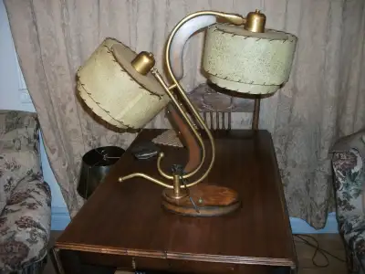 Two Retro Table Lamps, View more