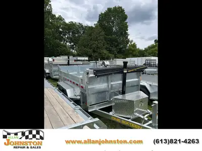 Welcome to Allan Johnston Repair & Sales 2027 One Sixteen 6x10 5Ton Galvinized Dump Trailer (4010-BT...