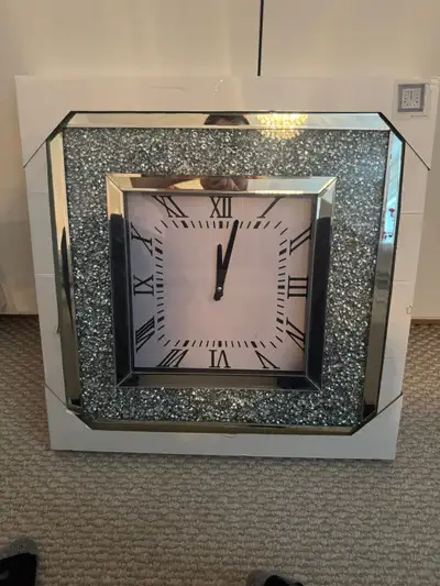 Brand New Sparkling Wall Clock 21"×21", View more