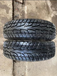 185 65 15 - WINTER TIRES - PAIR - GREAT SHAPE