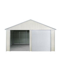 21' x 19' Double Garage Metal Shed with Side Door. NEW