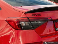 Recent Arrival! Black Cloth. 2024 Honda Civic Sport 4D Sedan Red CVT FWD 2.0L 4-Cylinder DOHC 16V i-... (image 7)