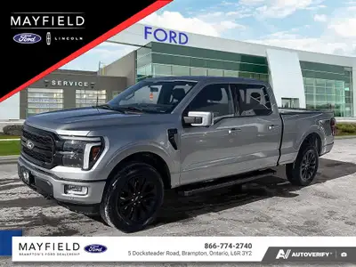2024 Ford F-150 Lariat Silver Metallic 502A 4x4 Lariat Black Appearence Pkg Mobile office Pkg Wirele...