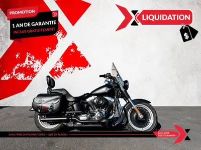 FATBOY flsb GARANTIE PROLONGÉE jusqu'à 4 ans disponible et plan d’entretien Approbation au financeme...