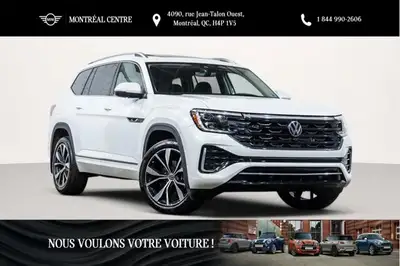 Découvrez ce superbe Volkswagen Atlas 2.0T SEL Premium R-Line 4MOTION 2025, un véhicule usagé haut d...