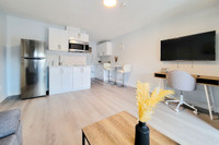 Newly renovated bachelor units available now!