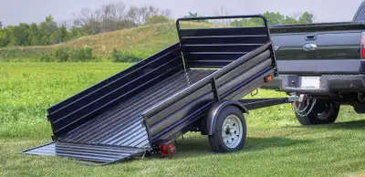Single axle box trailer atv utv landscape 4x6’ utility trailer $999 4x8’ folding $999 5x7’ utility $...