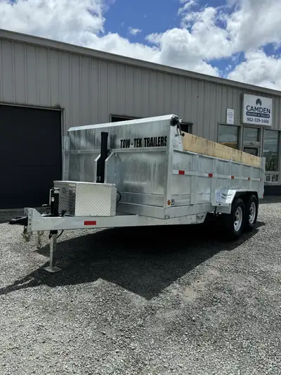 for sale is a 2025 Tow-Tek Galvanized Dump trailer , we have many in stock units so we are selling t...