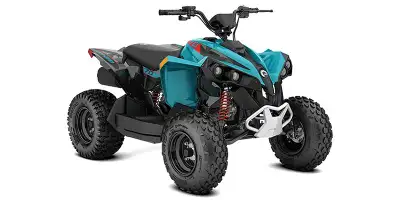 NEW 2026 Can-Am Renegade 70 EFI in iceberg blue. This entry-level youth ATV features a 70cc air-cool...