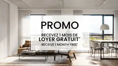 Apartment for rent appt logement locatif, 4.5, 4 1/2 2cc, 2 bedrooms/chambres, Canal Lachine-Marché...