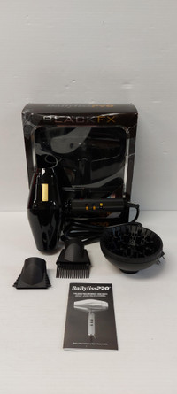 (81642-3) Babyliss Pro BlackFX Hairdryer In Box
