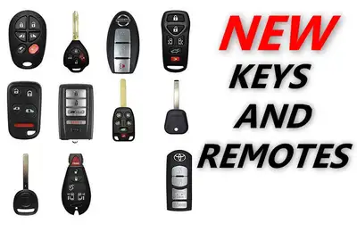 NEW car keys and remote for sale we have 95% of the cars on the road. We cut and program keys and re...