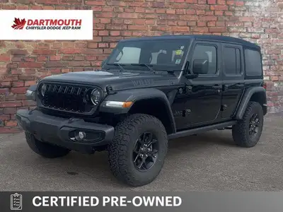 2024 Jeep Wrangler Willys | Turbo 4x4 |, View more