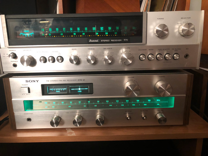 Two vintage receivers for sale  