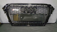 AUDI A4 S4 RS RS4 LOOK BLACK CHROME GRILLE B8.5 GRILL 2013 2014