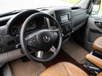 Limousine !!! 2017 Mercedes Benz Sprinter 144'' 7 Passenger AWD Silver Exterior on Brown Interior co... (image 9)